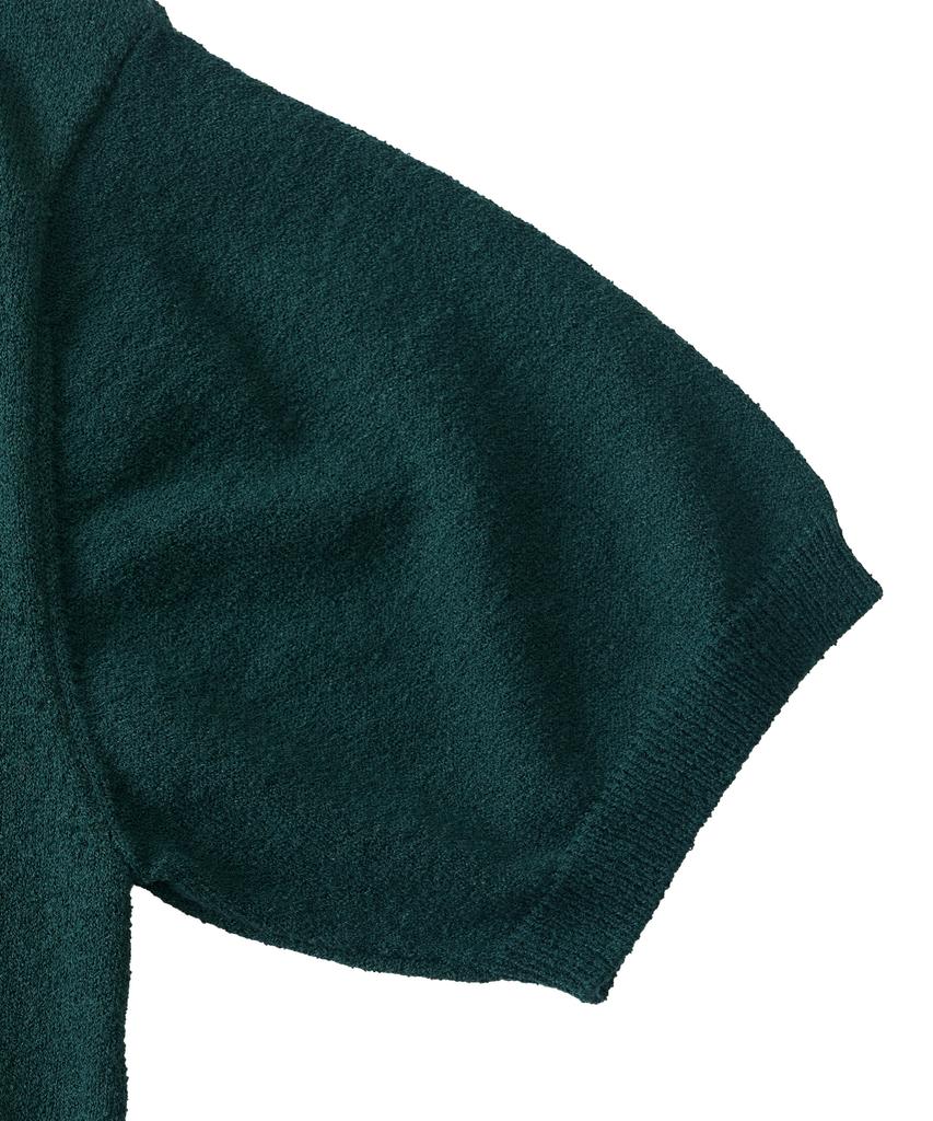 ANALOG MOOD Airy Cooling Round Short Sleeve Knit (Green)