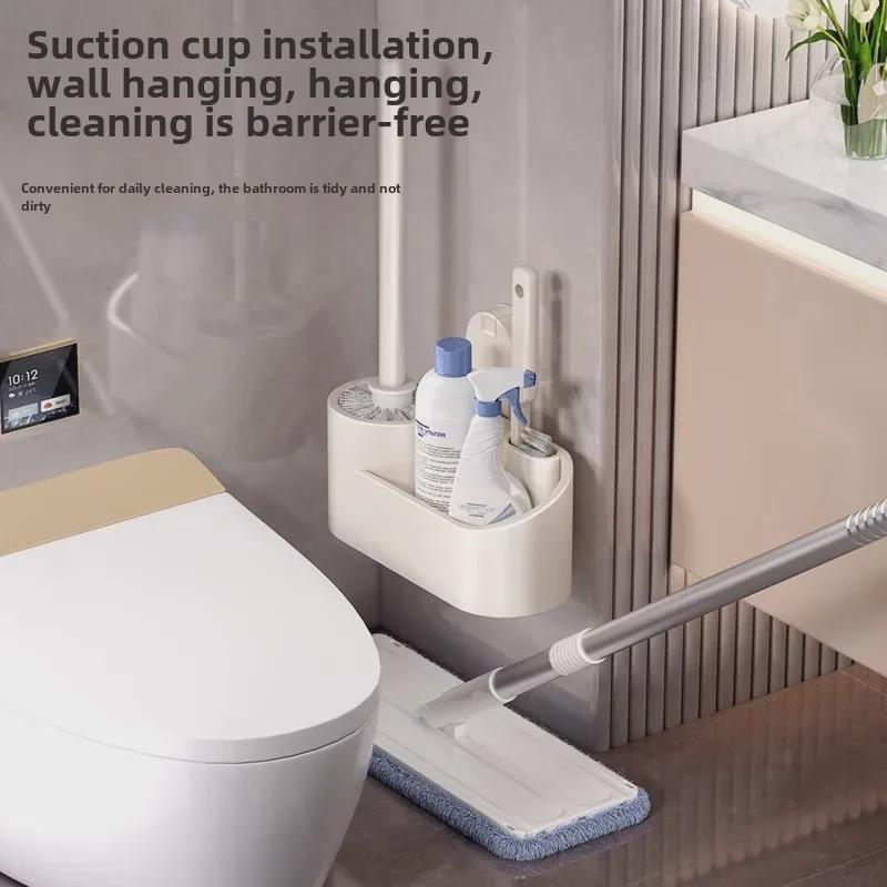 Ершик для унитаза с присоской: Без перфорации, без артефактов очистки мертвых углов