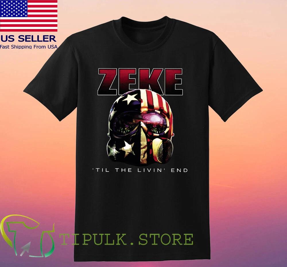 ZEKE 'Til The Livin' End Men's Black Size S-5XL