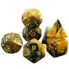 7шт разноцветных многогранных кубиков с трубкой для настольной игры DND TRPG RPG Cthulhu COC Running Team DND Dice Set