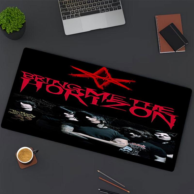 Bring Me the Horizon Print Mouse Pad, for Keyboard Pad Laptop PC Mat for Office Home Use, Desk Decor, Perfect Birthday Gift for Gamers