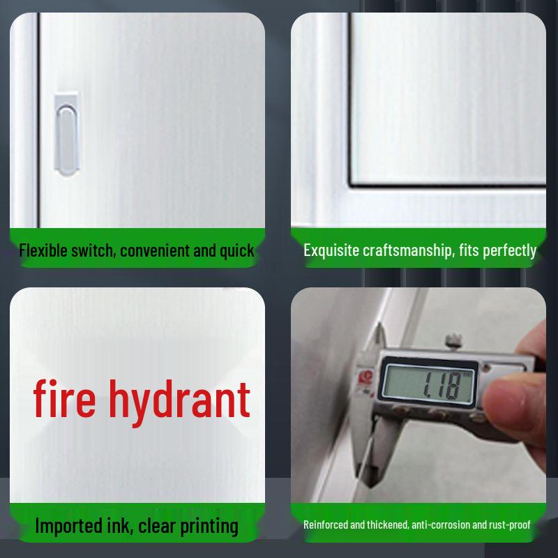 Ящик для пожарного гидранта из нержавеющей стали 201 - Утолщенный ящик для хранения пожарного оборудования для внутреннего/наружного использования