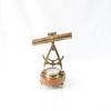 Solid Brass  Compass,  Theodolite, Telescope, Spirit Level, Protractor,   Desk Decor, Nautical Gift