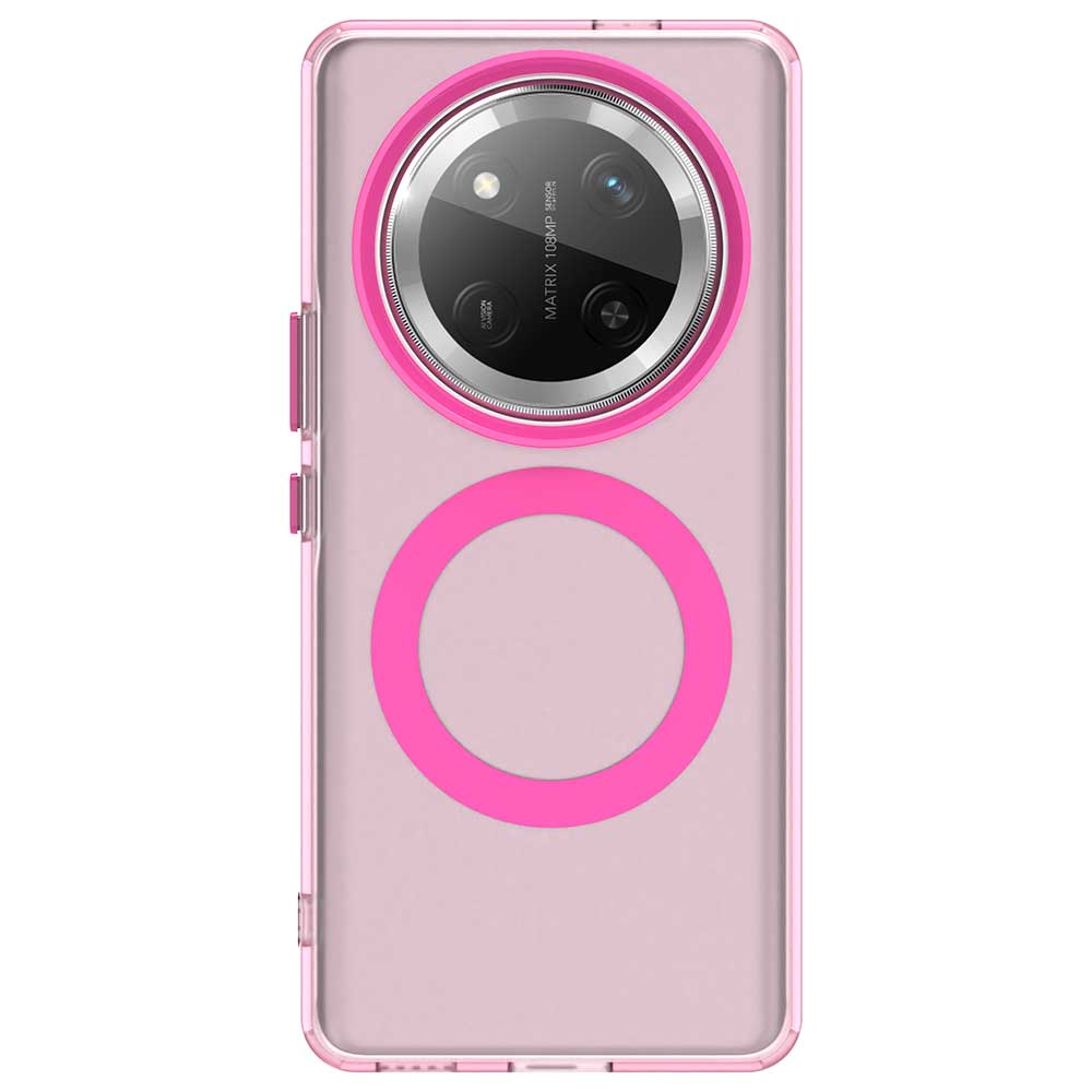 Матовый чехол Magsafe для телефона Honor X9c Magic7 Lite Магнитная беспроводная зарядка для Honor X60 X60 Pro Противоударная задняя крышка