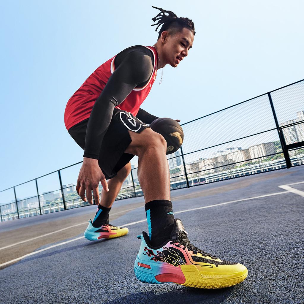 Li Ning Jie Ao Collection Кроссовки для баскетбола низкие с технологией BOOM Black ABFU019-5