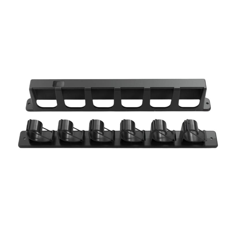 Вертикальная/Горизонтальная Подставка-Держатель для Удилищ Вешалка Вмещает 6 Удилищ Настенные Органайзеры для Хранения Стенд для Выставки