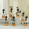 Miniature Sculpture Delicate Gifts Iron Beautiful Vivid Image Handmade Mini Reading Ant Decoration Home Decor
