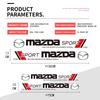 3D Metal Car Styling Accessories Exterior Body Sticker for Mazda CX-30 CX-5 CX-9