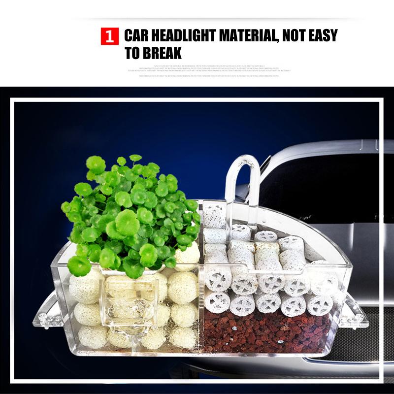 Внешний фильтр для аквариума, различные размеры для круглого аквариума, аксессуары для круглого аквариума