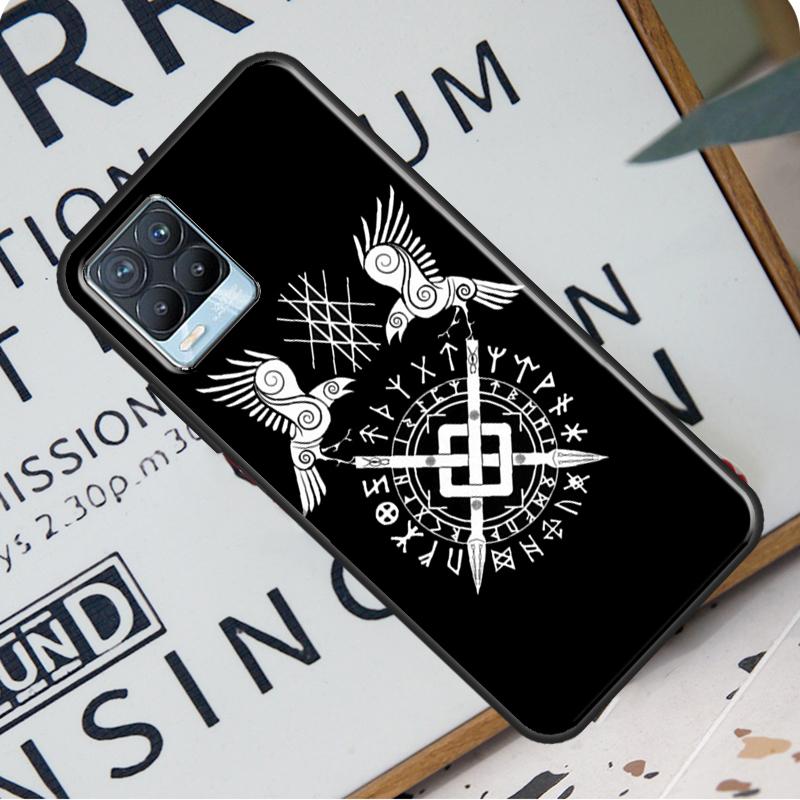 Символ викингов для OnePlus 9 Pro 8T 9R Nord 2 Чехол для телефона Realme 6 7 8 Pro 8i GT Master GT Neo 2 C21