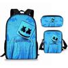 Cartoon Marshmallow Children'S Large Capacity Printed Backpack Primary School Student School Bag Shoulder Bag Three-Piece Set 11 -HGDMV
