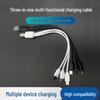 Кабель для зарядки USB-C 3-в-1 для устройств Huawei, Android и Apple