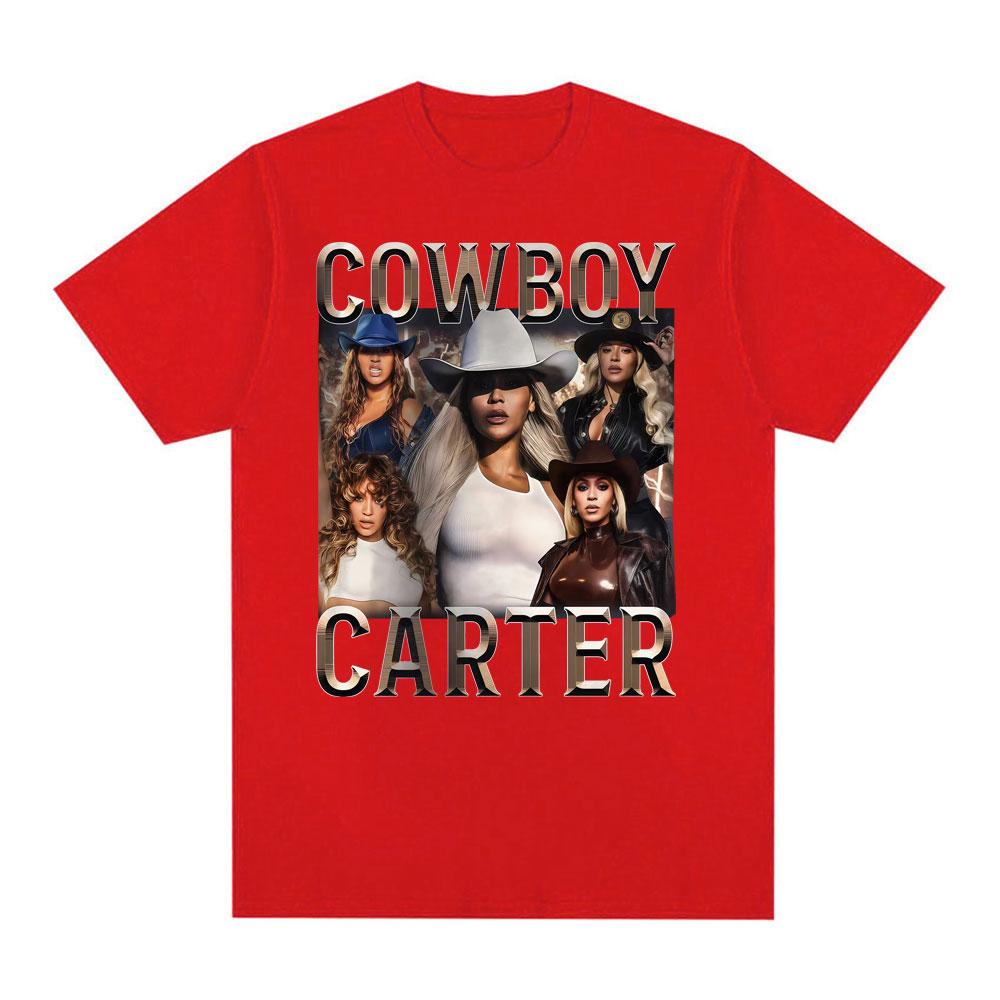 Бейонсе Cowboy Carter Тур 2026 Графические Футболки Унисекс Женская Мода Тренд Уличная Мода Футболки Повседневный Комфорт 100% Хлопок Футболка