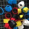 Silicone Tennis Racquet Grip Rings Racket Bands Non Slip Racket Rubber Bands for Badminton Squash Baseball Bat Handle