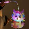 2Pcs Chinese Dragon PVC Lanterns New Year Creative Gift Lanterns for Girls Outdoor Parties Festivals