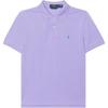 Polo Kids однотонная рубашка поло с коротким рукавом Детские топы Фиолетовый CWPOKNIBN820183-500