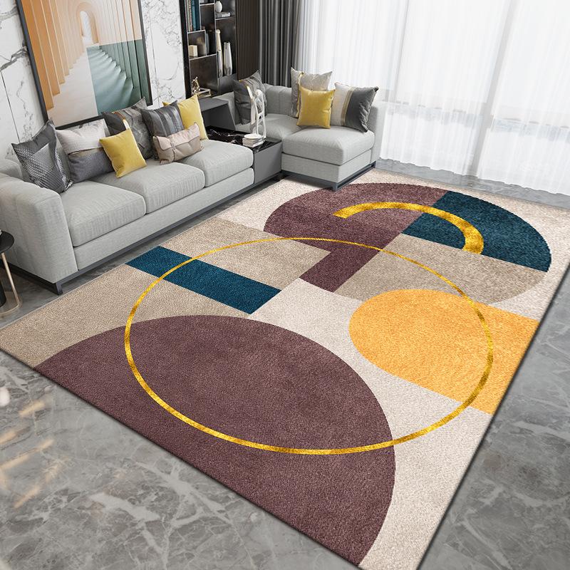 Nordic Carpet Гостиная Светлая Роскошная Коврики для Журнального Столика Спальня Большая Площадь Коврик Кухня Нескользящие Ковры