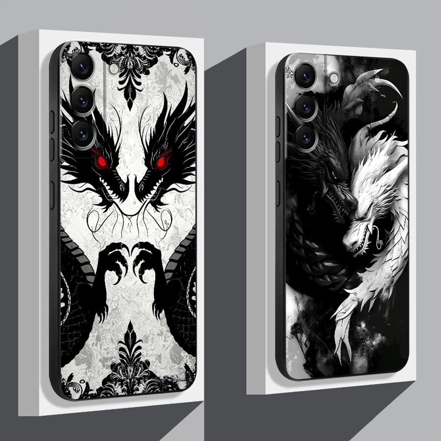 Чехол для телефона Funda для Xiaomi Redmi Note 10S 9S 7 8 11 9 12 Pro 13 Pro Plus 10 14 11s 12s Тайцзи Дракон