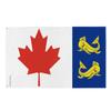 Drapeau - Garde Côtière Canadienne - 90 X 150 Cm - Polyester - Impression Recto/verso - Œillets En Fer