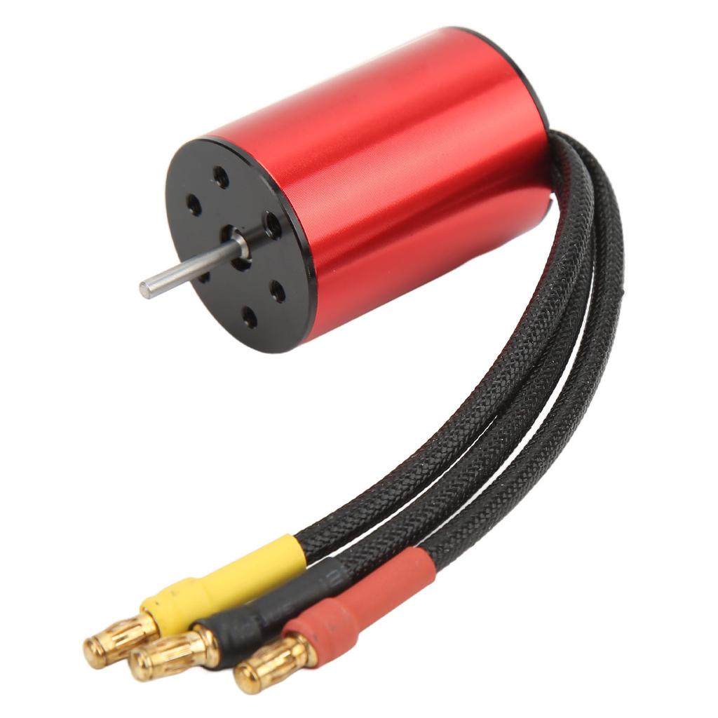 2435 Brushless Motor 4 Pole Torque Rotor Waterproof Dustproof 4500KV RC Brushless Motor for 1/16