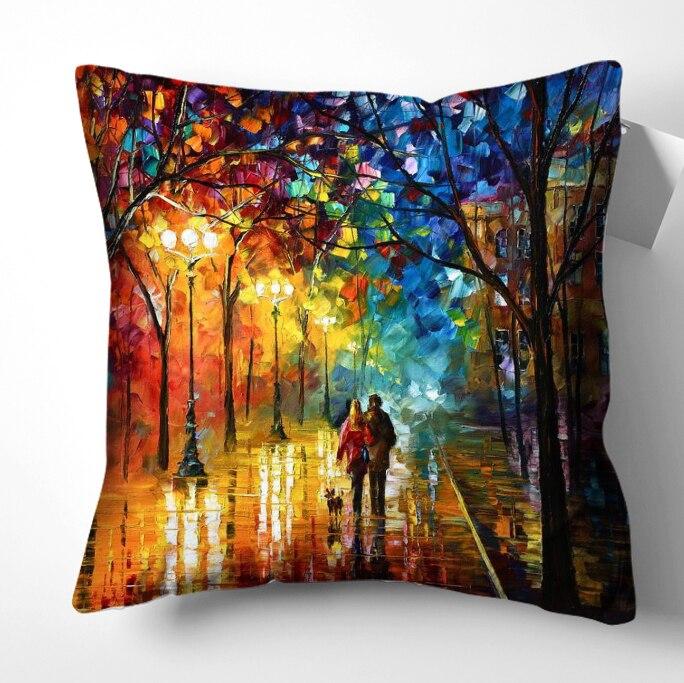 Художественная роспись наволочка наволочка наволочка домашний декор подушки диван декор гостиной