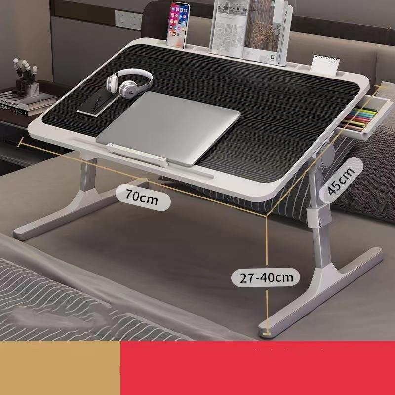 Home Folding Laptop Desk for Bed & Sofa Laptop Bed Tray Table Desk Portable Lap Desk for Study and Reading Bed Top Tray Table