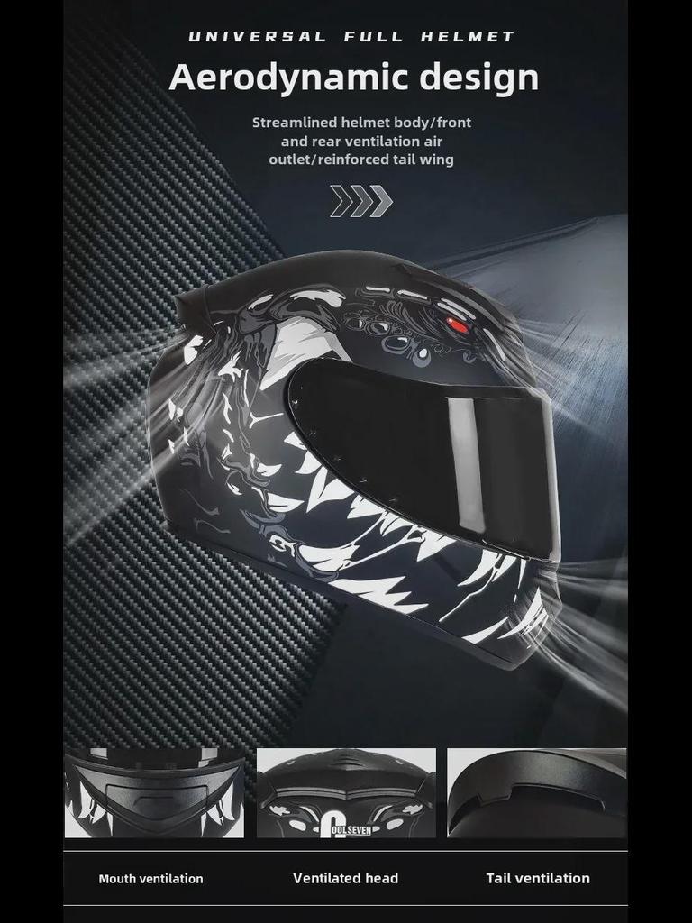 All-Season DOT Certified Electric Motorcycle Helmet