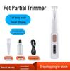 Electric Pet Paw Trimmer with Light - Cat & Dog Hair Clipper