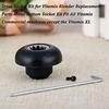 1Set Mushroom Head Connector Blender Drive Socket Black Universal Blender Spare Parts with Wrench Screw for Vitamix Blender