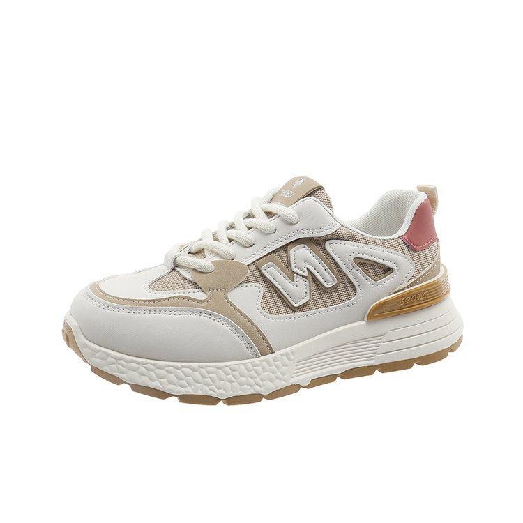 Женские кроссовки Forrest Gump 2024 весна новые сетчатые дышащие кроссовки папы универсальные увеличивающие рост повседневные спортивные кроссовки вафельные женские кроссовки