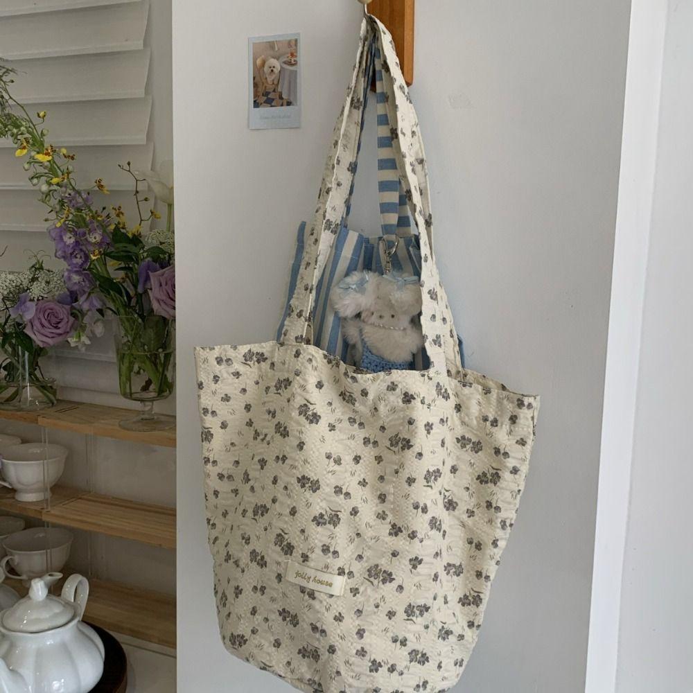 French Style Bow Lace Ribbons Bag Large Capacity Women's Tote Bag New Flower Shoulder Bag Lady