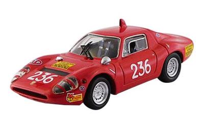 BESTMODEL Масштаб Abarth 1300 OT Targa Florio 1970 Черный Класс Готовая Модель 1/43 №236 и Белый/Гаруфи Победитель,