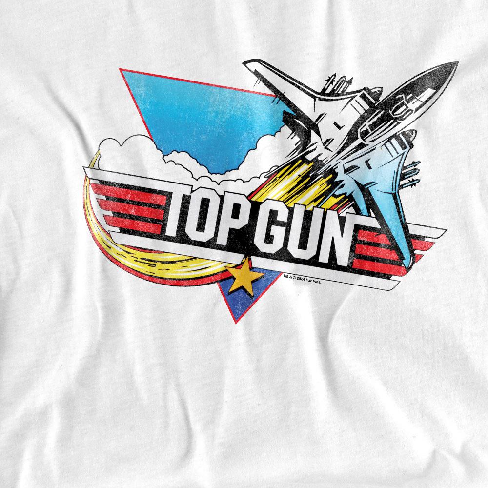 Top Gun Unisex Adult Jet Swoop Logo T-Shirt