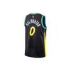 Nike Футболка баскетбольная без рукавов унисекс SW Fan Edition 23-24 сезона Haliburton Pacers с буквенным принтом и номером 0, повседневная, черная DX8504-010
