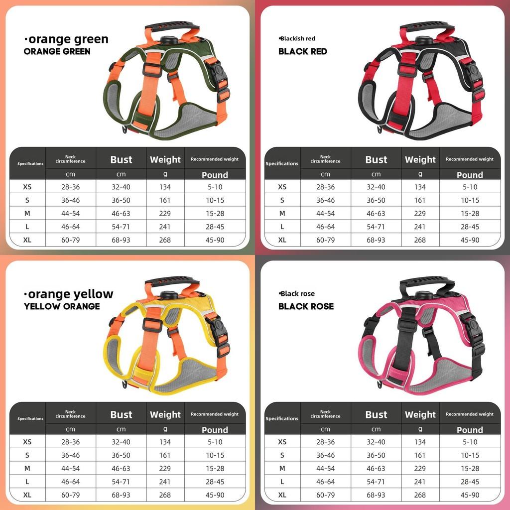Dog Chest Harness With Nylon Material And Non Extendable Leash For Small Pets