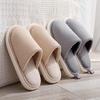 Cotton Slippers Women's Autumn and Winter Couple Floor Fluffy Slippers Men's Home Home Dirt-resistant and Non-slip