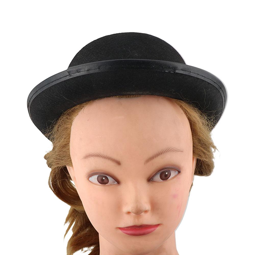 Хэллоуин Реквизит Шляпа Волшебника Ролевая Шляпа Для Выступлений Черная Шляпа Дерби Принадлежности для Вечеринки