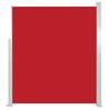 VidaXL Retractable Side Awning 140 X 300 Cm Red