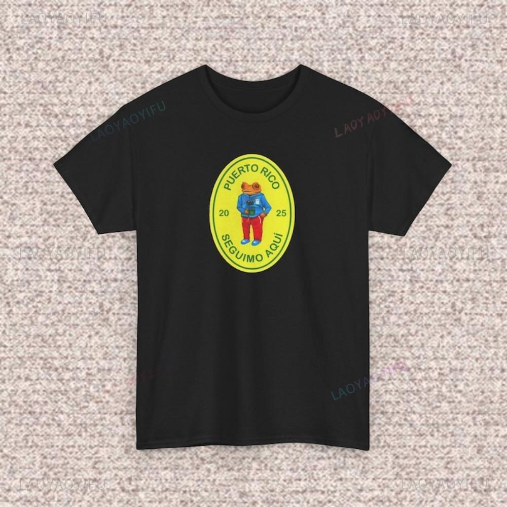 Bad Bunny Sapo Concho DeBÍ TiRAR MáS FOToS Tshirt Casual Fashion Loose Streetwear Cotton Tshirt Short Sleeve Y2k Man T Shirt