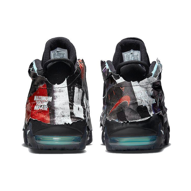 Nike Мужские кроссовки Air More Uptempo 96 Maximum Volume черные Чили-красный Glacier-Blue DJ4633-010