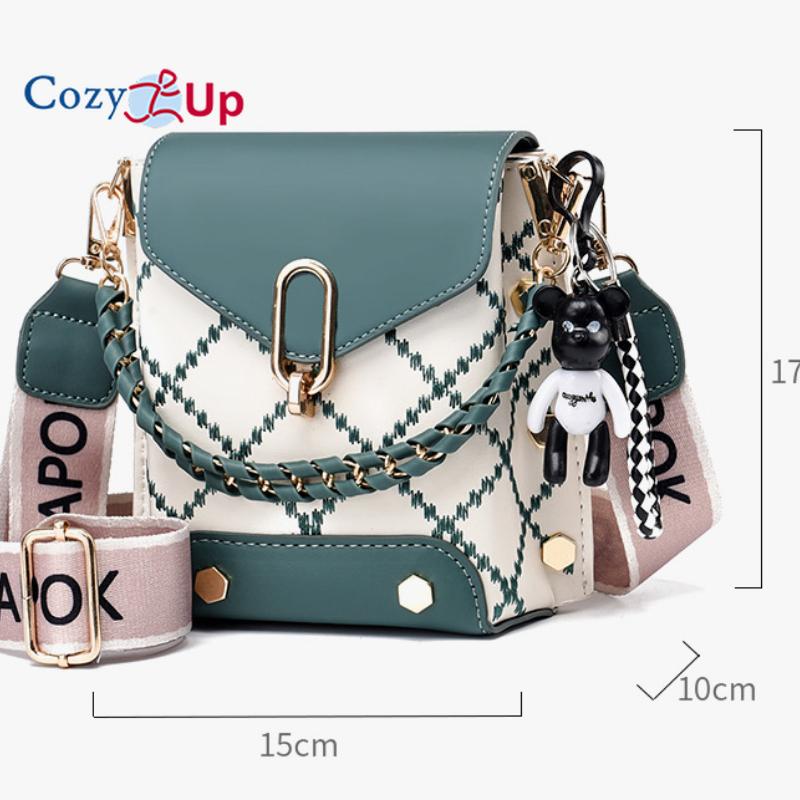 Cozy Up Luxury Women's Mobile Phone Bag, Women's Shoulder Crossbody, Contrasting Colors, Large Capacity
