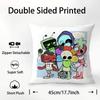 Game D-Dandys World Pillow Case Plush Fabric Soft Double Sided Print Sofa Cushion Cover Throw Pillow Covers