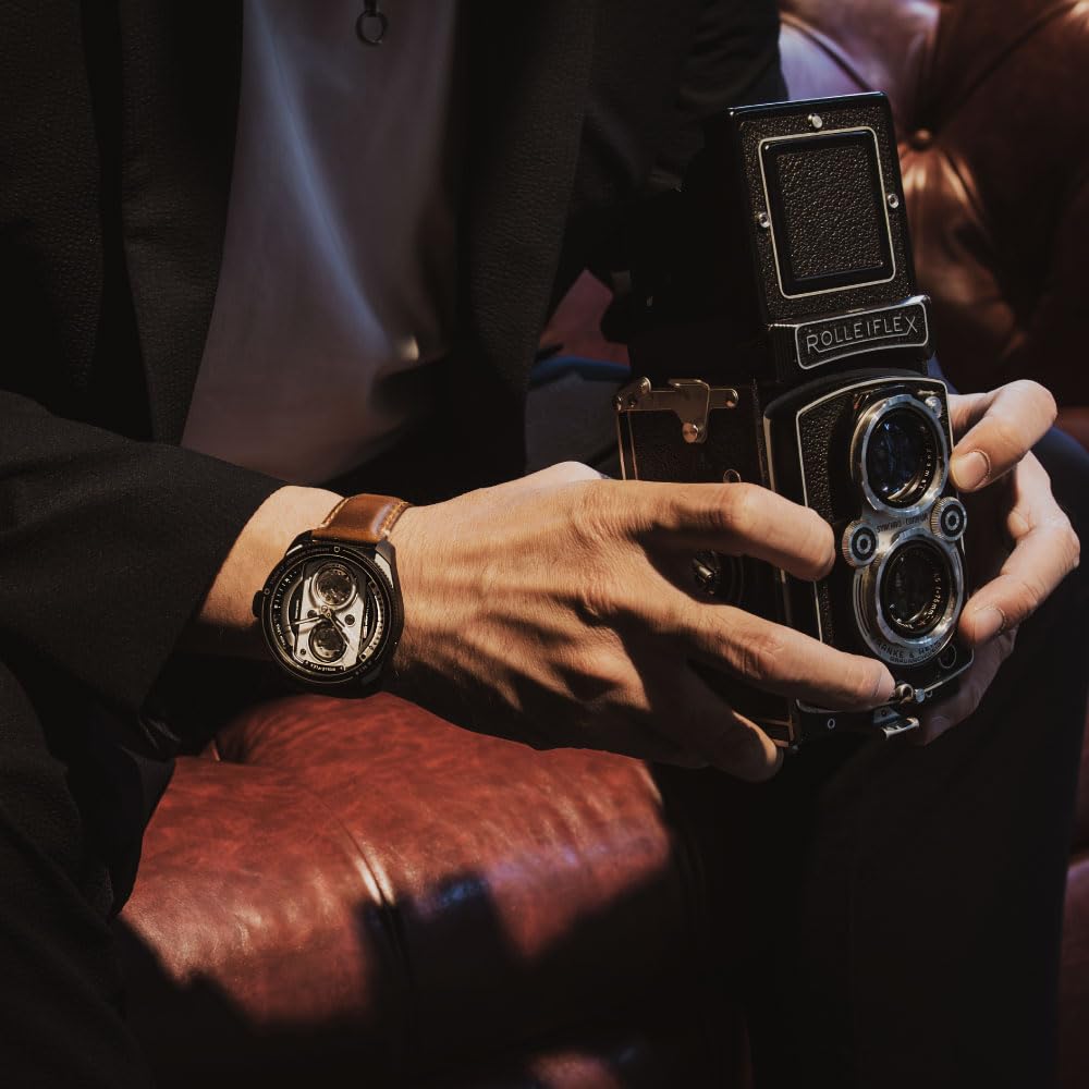 [Налог] Часы TWIN LENS Rollei TS2002G мужские коричневые