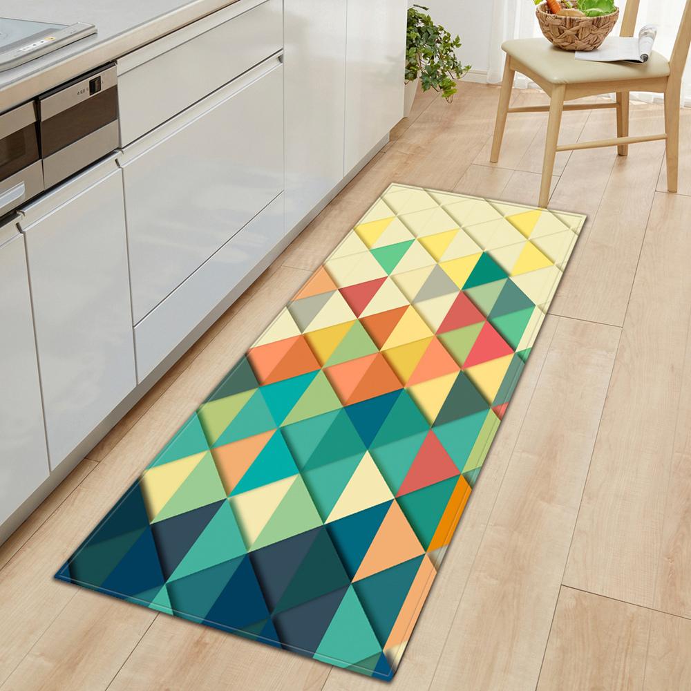 Коврик для входной двери, кухонный ковер, спальня, гостиная, детский коврик для пола, нескользящий коврик для коридора с узором
