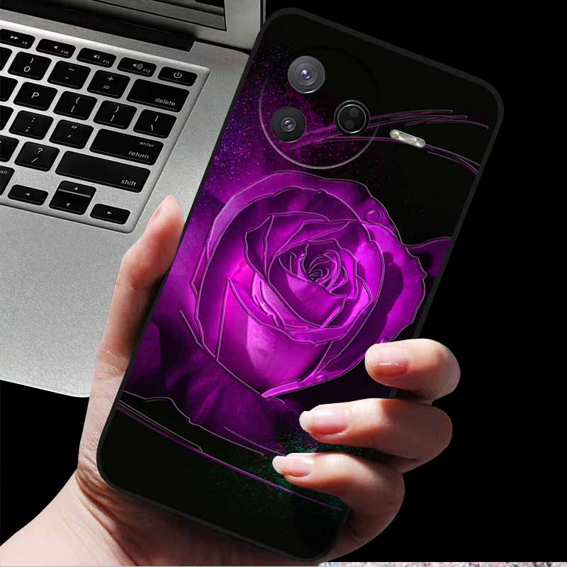 For Xiaomi Poco F7 Pro/ Poco F7 Ultra 3D Relief Embossed Retro Silicone Back Cover Case for Poco F7 Pro 5G Emboss Funda F7 Ultra