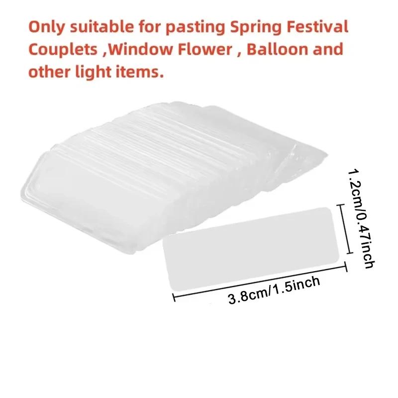 Reusable Super Strong Double Sided Adhesive Tape Transparent Square Nano Wall Stickers Patch for Home Seamless Waterproof Tapes