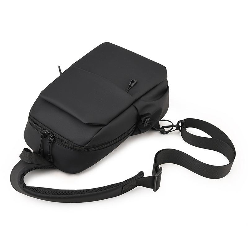 Сплошная цветная нагрудная сумка, мужская сумка через плечо, водоотталкивающая сумка через плечо