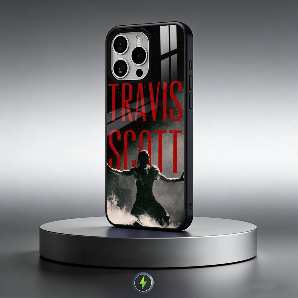 Чехол для телефона singer T-Travis Scott для iPhone 17, 16, 15, 14, 13, 12, 11 Plus, Pro Max Магнитный для Magsafe Беспроводной зарядки