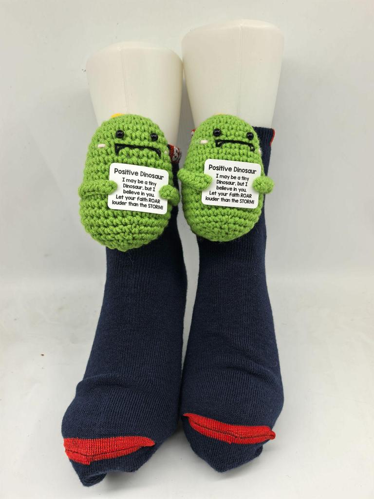 Уютные рождественские вязаные носки с животными - Теплые и милые для осени и зимы