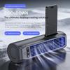 Бесbladный вентилятор с USB-зарядкой: Настенный, вертикальное/горизонтальное использование для офиса, кухни, общежития